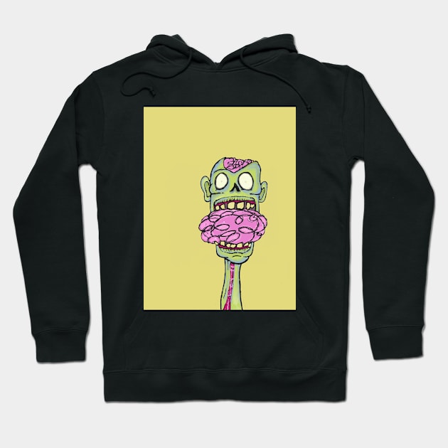 Zombie Brains Hoodie by BrandxbyCristina